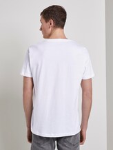 T-shirt with a print - Men - White T-shirt with a print - Men - White - 2 - TOM TAILOR Denim