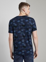T-Shirt mit Allover-Print - Männer - navy geometric print T-Shirt mit Allover-Print - Männer - navy geometric print - 2 - TOM TAILOR Denim