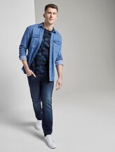 T-Shirt mit Allover-Print - Männer - navy geometric print T-Shirt mit Allover-Print - Männer - navy geometric print - 3 - TOM TAILOR Denim
