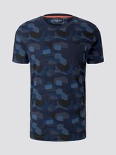 T-Shirt mit Allover-Print - Männer - navy geometric print T-Shirt mit Allover-Print - Männer - navy geometric print - 7 - TOM TAILOR Denim