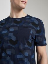 T-Shirt mit Allover-Print - Männer - navy geometric print T-Shirt mit Allover-Print - Männer - navy geometric print - 9 - TOM TAILOR Denim