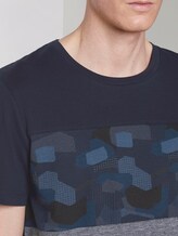 T-Shirt mit Print-Mix - Männer - Sky Captain Blue T-Shirt mit Print-Mix - Männer - Sky Captain Blue - 9 - TOM TAILOR Denim