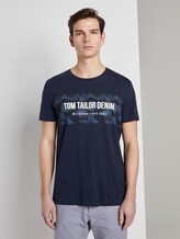 T-Shirt mit Print - Männer - Sky Captain Blue T-Shirt mit Print - Männer - Sky Captain Blue - 1 - TOM TAILOR Denim