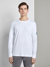 Langarmshirt mit Rücken-Print - Männer - White Langarmshirt mit Rücken-Print - Männer - White - 1 - TOM TAILOR Denim