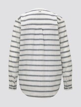 striped Henley blouse - Women - white navy stripe striped Henley blouse - Women - white navy stripe - 8 - TOM TAILOR Denim