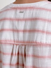 gestreifte Henley-Bluse - Frauen - white coral stripe gestreifte Henley-Bluse - Frauen - white coral stripe - 9 - TOM TAILOR Denim