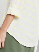 gestreifte Henley-Bluse - Frauen - white yellow stripe gestreifte Henley-Bluse - Frauen - white yellow stripe - 10 - TOM TAILOR Denim