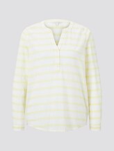 gestreifte Henley-Bluse - Frauen - white yellow stripe gestreifte Henley-Bluse - Frauen - white yellow stripe - 7 - TOM TAILOR Denim