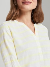 gestreifte Henley-Bluse - Frauen - white yellow stripe gestreifte Henley-Bluse - Frauen - white yellow stripe - 9 - TOM TAILOR Denim