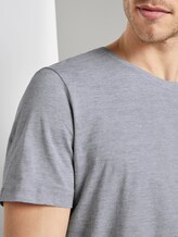 Gestreiftes T-Shirt mit Schrift-Print - Männer - light grey stripe Gestreiftes T-Shirt mit Schrift-Print - Männer - light grey stripe - 10 - TOM TAILOR