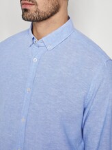 Hemd aus Leinengemisch - Männer - Sky Blue Chambray Hemd aus Leinengemisch - Männer - Sky Blue Chambray - 9 - TOM TAILOR