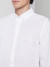 Hemd aus Leinengemisch - Männer - White Hemd aus Leinengemisch - Männer - White - 10 - TOM TAILOR