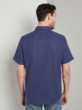 Kurzarmhemd aus Leinengemisch - Männer - Navy Eclipse Kurzarmhemd aus Leinengemisch - Männer - Navy Eclipse - 2 - TOM TAILOR
