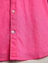 Kurzarmhemd aus Leinengemisch - Männer - carmine pink Kurzarmhemd aus Leinengemisch - Männer - carmine pink - 9 - TOM TAILOR