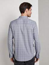 Kariertes Hemd - Männer - light grey window check Kariertes Hemd - Männer - light grey window check - 2 - TOM TAILOR
