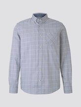 Kariertes Hemd - Männer - light grey window check Kariertes Hemd - Männer - light grey window check - 7 - TOM TAILOR