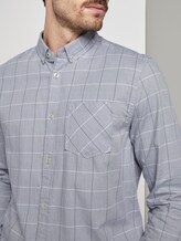 Kariertes Hemd - Männer - light grey window check Kariertes Hemd - Männer - light grey window check - 9 - TOM TAILOR