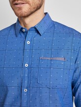 Hemd im Muster-Mix - Männer - blue check with navy clipper Hemd im Muster-Mix - Männer - blue check with navy clipper - 9 - TOM TAILOR