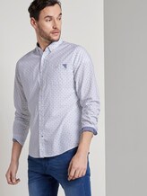 Gemustertes Hemd - Männer - white green circle dot design Gemustertes Hemd - Männer - white green circle dot design - 5 - TOM TAILOR