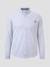 Gemustertes Hemd - Männer - white green circle dot design Gemustertes Hemd - Männer - white green circle dot design - 7 - TOM TAILOR