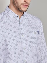 Gemustertes Hemd - Männer - white green circle dot design Gemustertes Hemd - Männer - white green circle dot design - 9 - TOM TAILOR