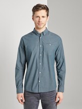 Gemustertes Hemd - Männer - navy geometric design Gemustertes Hemd - Männer - navy geometric design - 1 - TOM TAILOR