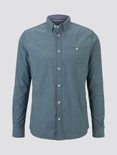 Gemustertes Hemd - Männer - navy geometric design Gemustertes Hemd - Männer - navy geometric design - 7 - TOM TAILOR