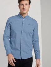 Gemustertes Hemd - Männer - blue geometric design Gemustertes Hemd - Männer - blue geometric design - 5 - TOM TAILOR