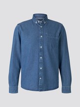 Jeanshemd mit Brusttasche - Männer - mid stone wash denim Jeanshemd mit Brusttasche - Männer - mid stone wash denim - 7 - TOM TAILOR