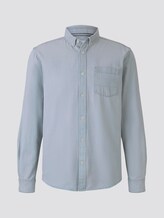 Jeanshemd mit Brusttasche - Männer - grey denim structure Jeanshemd mit Brusttasche - Männer - grey denim structure - 7 - TOM TAILOR