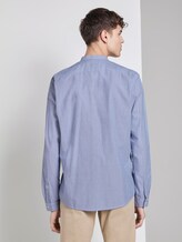 Gemustertes Hemd - Männer - blue white dobby stripe Gemustertes Hemd - Männer - blue white dobby stripe - 2 - TOM TAILOR Denim