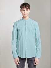 Gemustertes Hemd - Männer - mint white dobby stripe Gemustertes Hemd - Männer - mint white dobby stripe - 1 - TOM TAILOR Denim