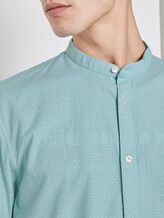 Gemustertes Hemd - Männer - mint white dobby stripe Gemustertes Hemd - Männer - mint white dobby stripe - 9 - TOM TAILOR Denim