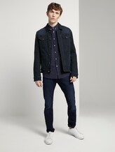 Hemd mit Allover-Print - Männer - navy triangle mix print Hemd mit Allover-Print - Männer - navy triangle mix print - 3 - TOM TAILOR Denim