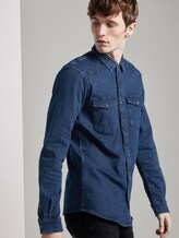 Jeanshemd mit Brusttaschen - Männer - dark stone wash denim Jeanshemd mit Brusttaschen - Männer - dark stone wash denim - 5 - TOM TAILOR Denim