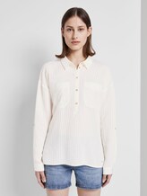 Oversized tunic with pockets - Women - Gardenia White Oversized tunic with pockets - Women - Gardenia White - 1 - TOM TAILOR Denim