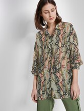 Oversize Bluse mit Schlangen-Print - Frauen - colourful snake print Oversize Bluse mit Schlangen-Print - Frauen - colourful snake print - 5 - TOM TAILOR Denim