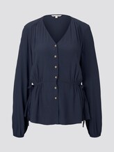Bluse mit Taillen-Detail - Frauen - Real Navy Blue Bluse mit Taillen-Detail - Frauen - Real Navy Blue - 7 - TOM TAILOR Denim