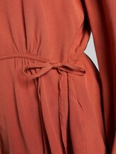 Bluse mit Taillen-Detail - Frauen - fox orange Bluse mit Taillen-Detail - Frauen - fox orange - 10 - TOM TAILOR Denim