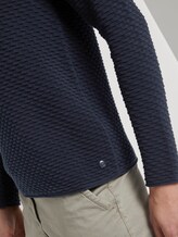 Strukturierter Pullover - Frauen - Sky Captain Blue Strukturierter Pullover - Frauen - Sky Captain Blue - 10 - TOM TAILOR