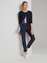 Kurzer Cardigan mit Struktur - Frauen - Sky Captain Blue Kurzer Cardigan mit Struktur - Frauen - Sky Captain Blue - 3 - TOM TAILOR