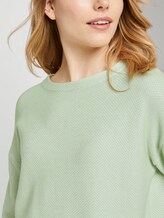 Zweifarbiger Strukturierter Pullover - Frauen - light pistachio green Zweifarbiger Strukturierter Pullover - Frauen - light pistachio green - 9 - TOM TAILOR