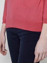 Pullover mit Polokragen - Frauen - charming pink Pullover mit Polokragen - Frauen - charming pink - 10 - TOM TAILOR