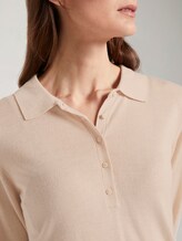 Pullover mit Polokragen - Frauen - silky vanilla melange Pullover mit Polokragen - Frauen - silky vanilla melange - 9 - TOM TAILOR
