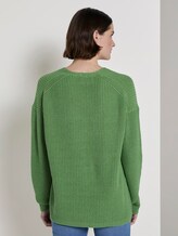 Pullover mit V-Ausschnitt - Frauen - sundried turf green Pullover mit V-Ausschnitt - Frauen - sundried turf green - 2 - TOM TAILOR