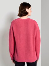 Jumper with a V-neckline - Women - charming pink Jumper with a V-neckline - Women - charming pink - 2 - TOM TAILOR