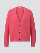 Kurzer Cardigan mit V-Ausschnitt - Frauen - charming pink Kurzer Cardigan mit V-Ausschnitt - Frauen - charming pink - 7 - TOM TAILOR