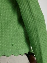 Strukturierter Pullover mit geschwungenem Saum - Frauen - sundried turf green Strukturierter Pullover mit geschwungenem Saum - Frauen - sundried turf green - 10 - TOM TAILOR