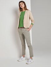Strukturierter Pullover mit geschwungenem Saum - Frauen - sundried turf green Strukturierter Pullover mit geschwungenem Saum - Frauen - sundried turf green - 3 - TOM TAILOR