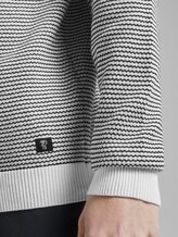 Structured knitted jumper - Men - mini structured stripe Structured knitted jumper - Men - mini structured stripe - 10 - TOM TAILOR Denim